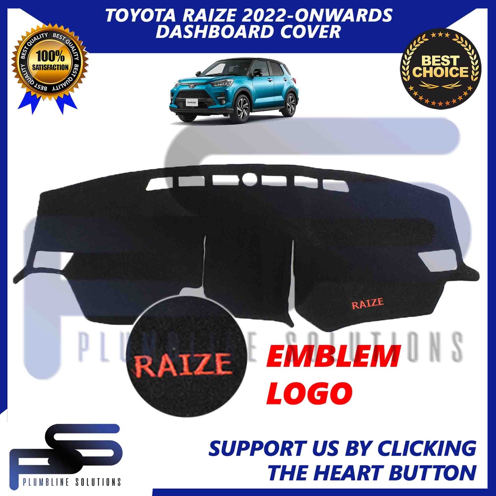 Dashboard Cover Toyota Raize 2022 2023 ON Model Sun Shade Dashboard