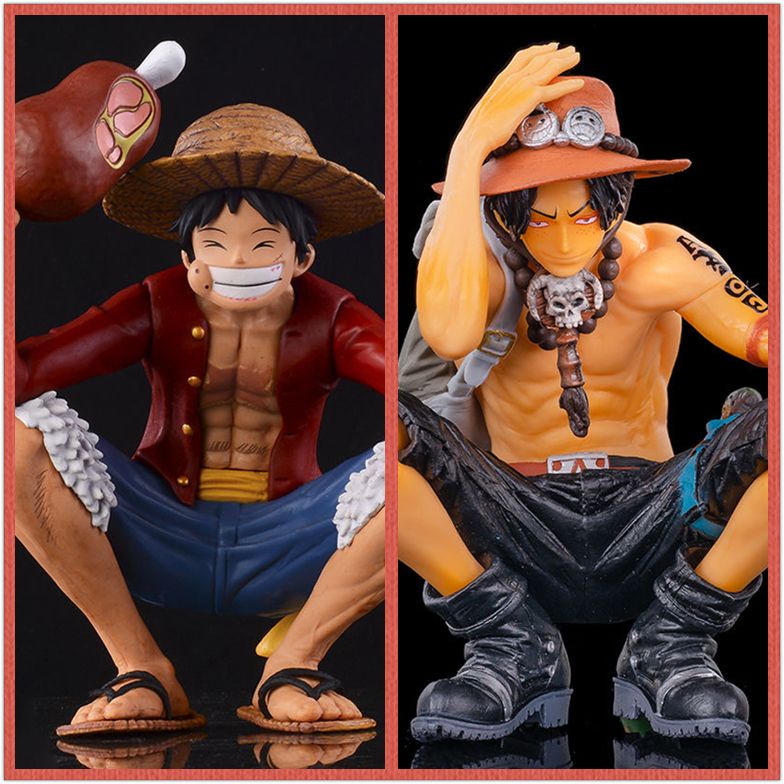 Koa Art King Squatting Posture Ace One Piece Hand Held Squatting