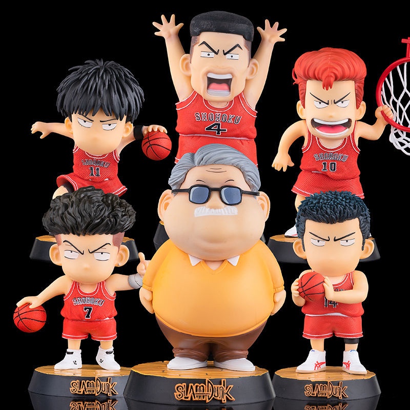 Action Slam Dunk Figure Sakuragi Hanamichi Rukawa Mitsui Hisashi Akagi