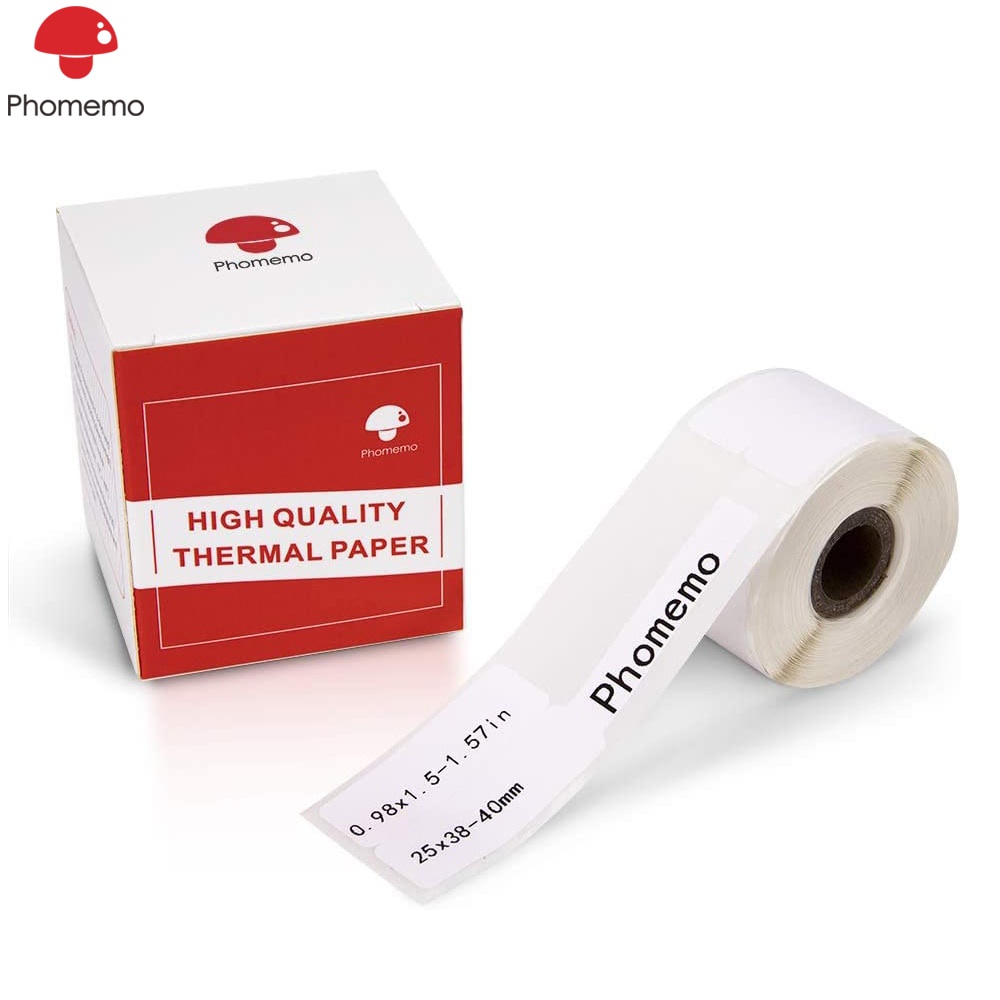 Phomemo Paper Autoadhesivo Thermal Labels For M M Labeler Printer