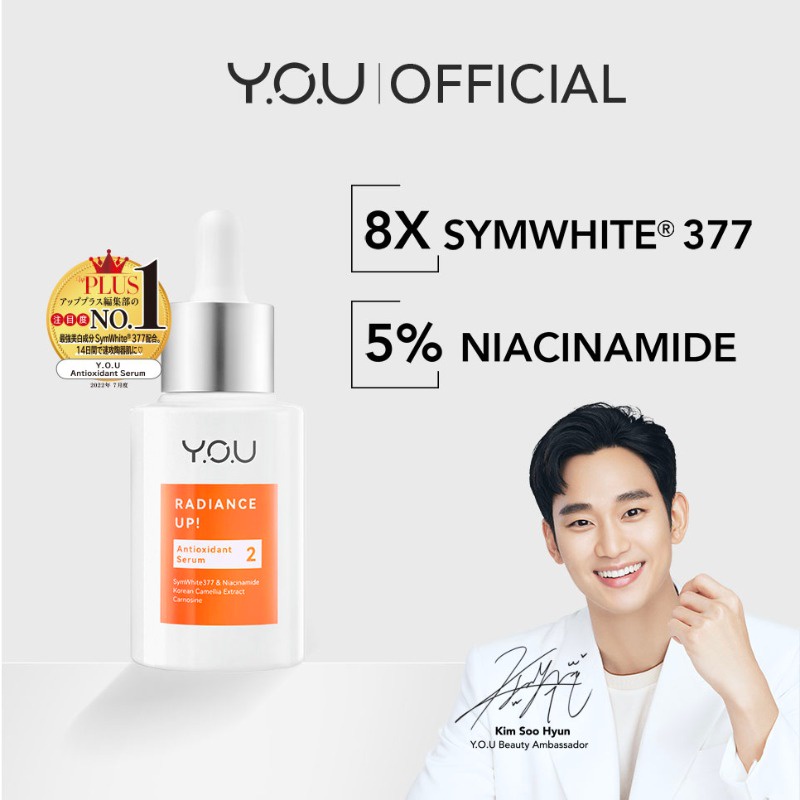 Y O U Radiance Up Antioxidant Serum Ml Niacinamide Anti Aging