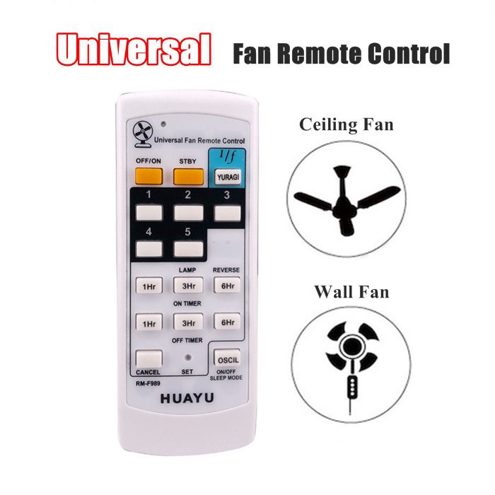 Rm F Universal Ceiling Fan Wall Fan Remote Control Replacement Huayu