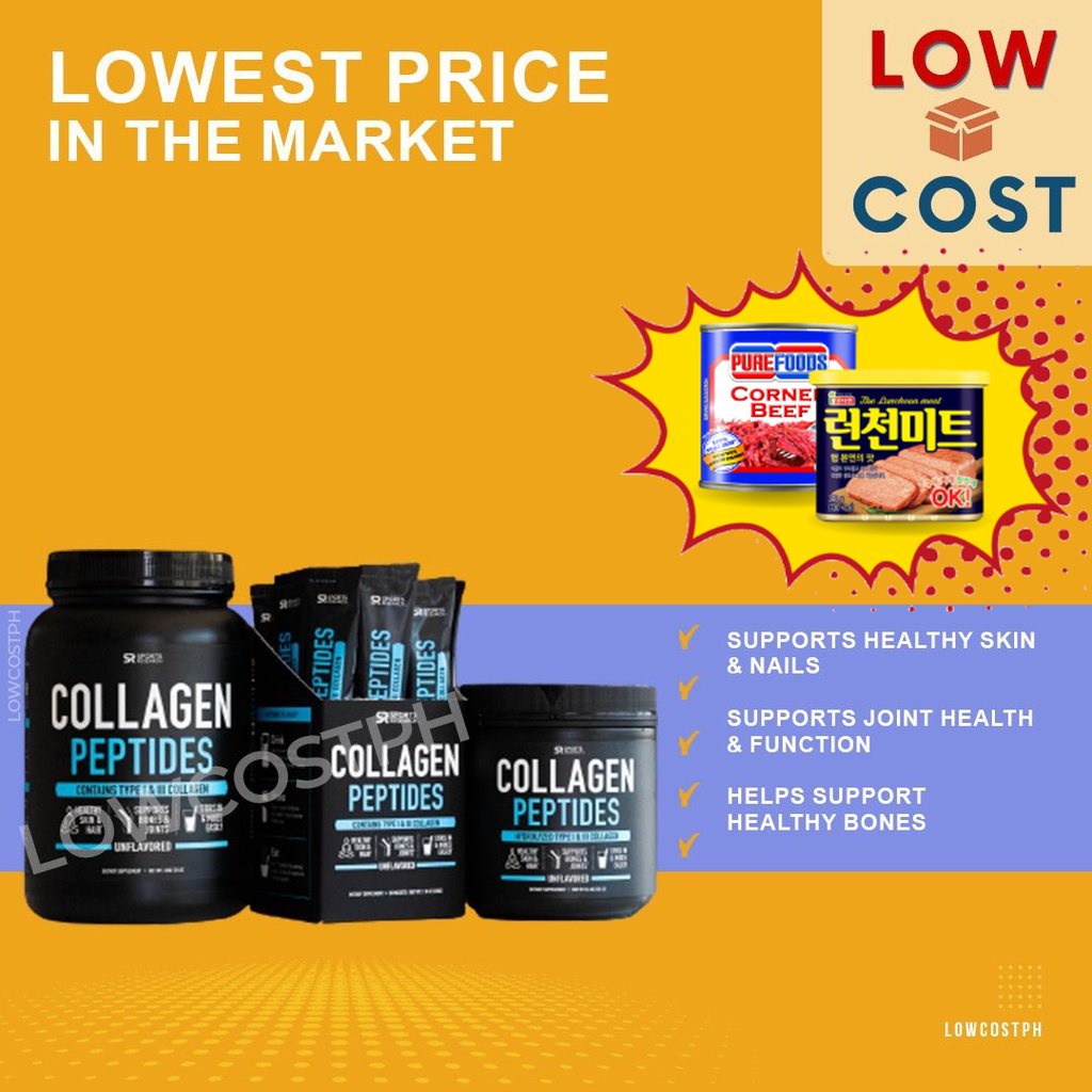 Low Cost PH Sports Research Collagen Peptides Hydrolyzed Type I