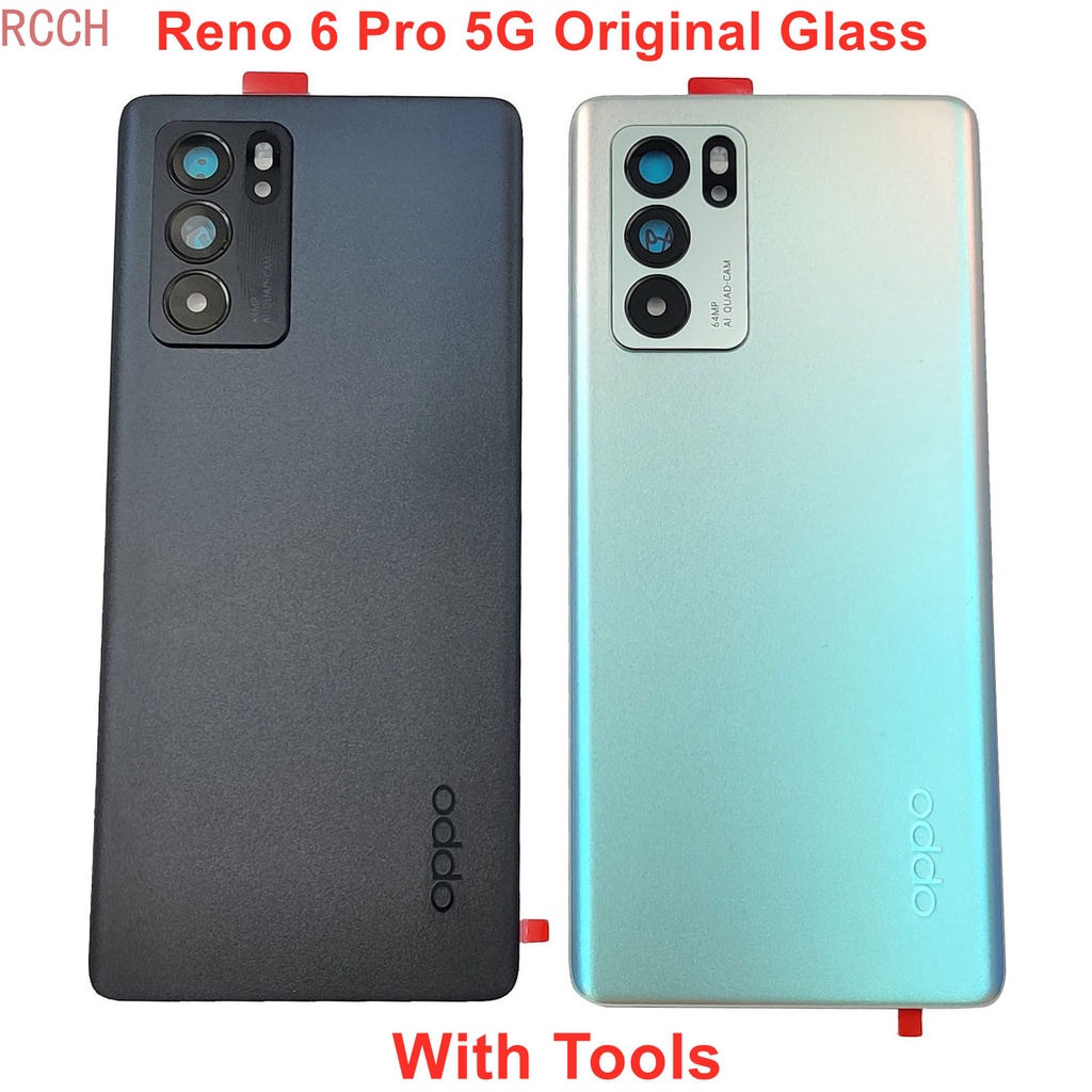 For OPPO Reno6 Pro 5G Original Gorilla Glass Battery Cover Reno 6 Pro