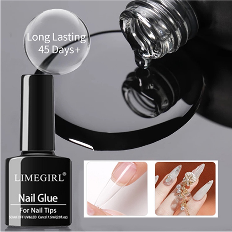 Limegirl Nail Glue Decoration Rhinestone Fake Nails Extension Nail Art