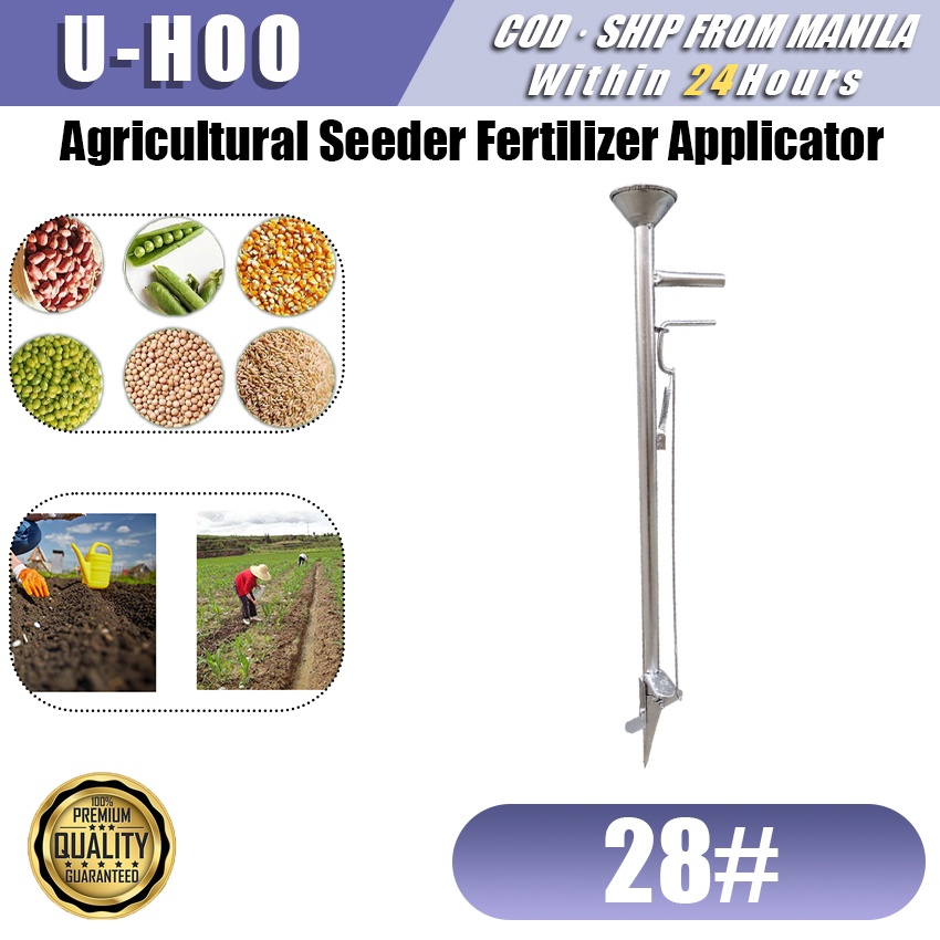 Portable Corn Seeder Seed Sower Peanut Soybean Seeds Fertilizer