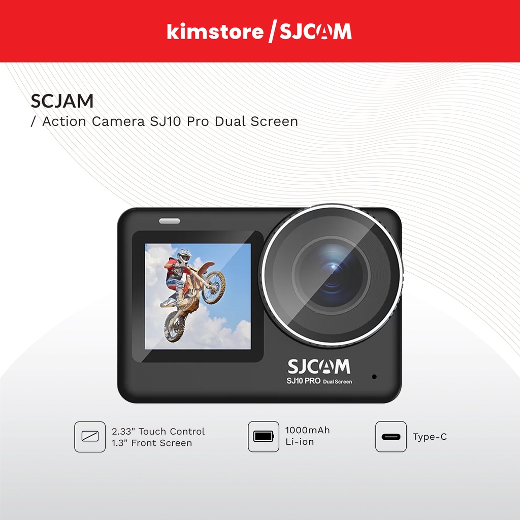 SJCAM Action Camera SJ10 Pro Dual Screen Shopee Philippines