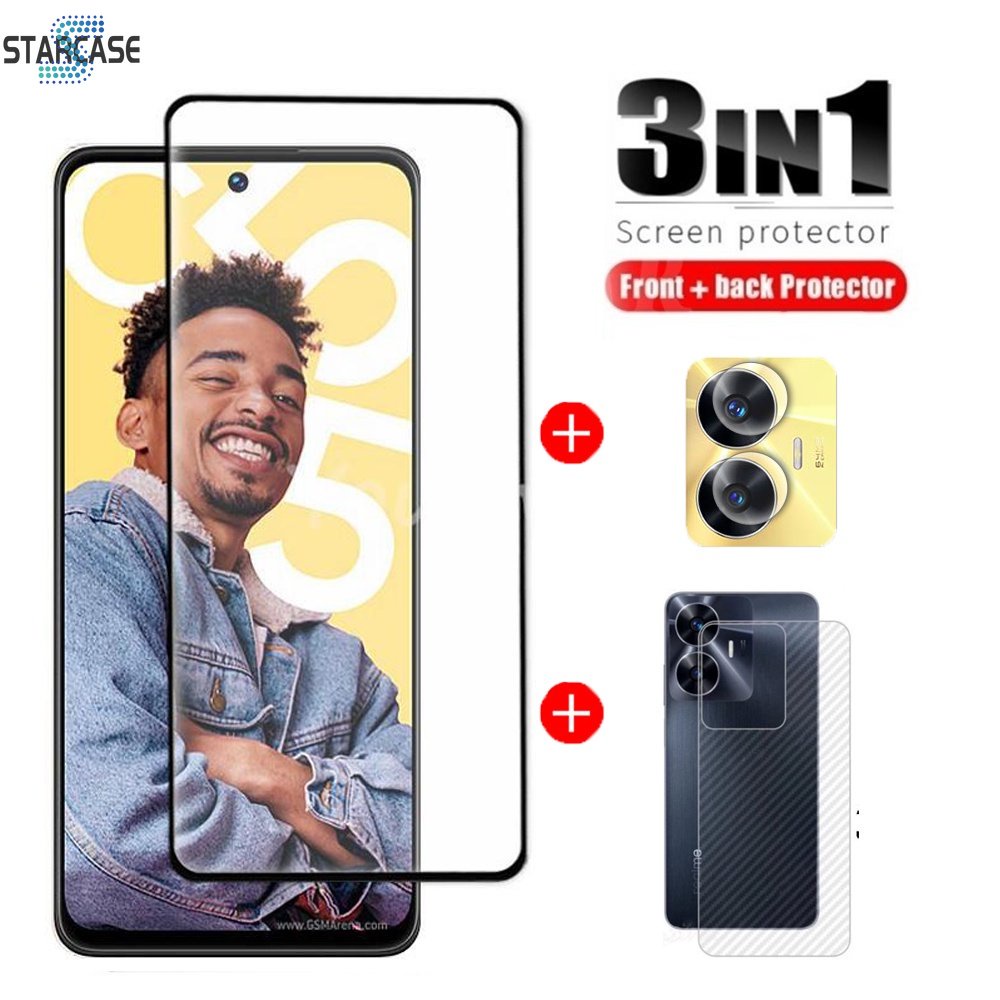 In Tempered Glass Film For Realme Note C C C C C C