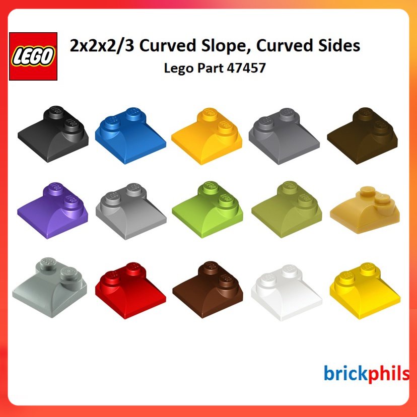 Lego Part X X Curved Slope Curved Sides Pcs Per Lot