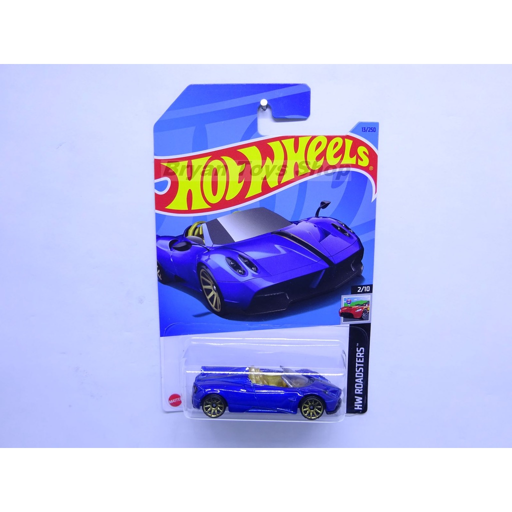 Hot Wheels Pagani Huayra Roadster Blue New Shopee Philippines