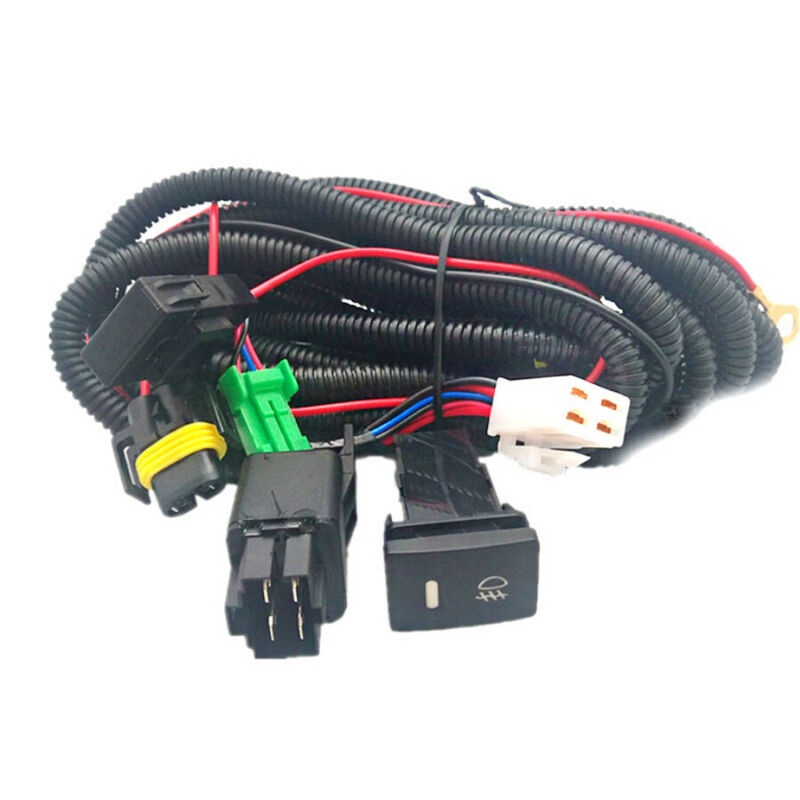 H Bulbs Interface Fog Light Wire Harness Wiring For Toyota Practical