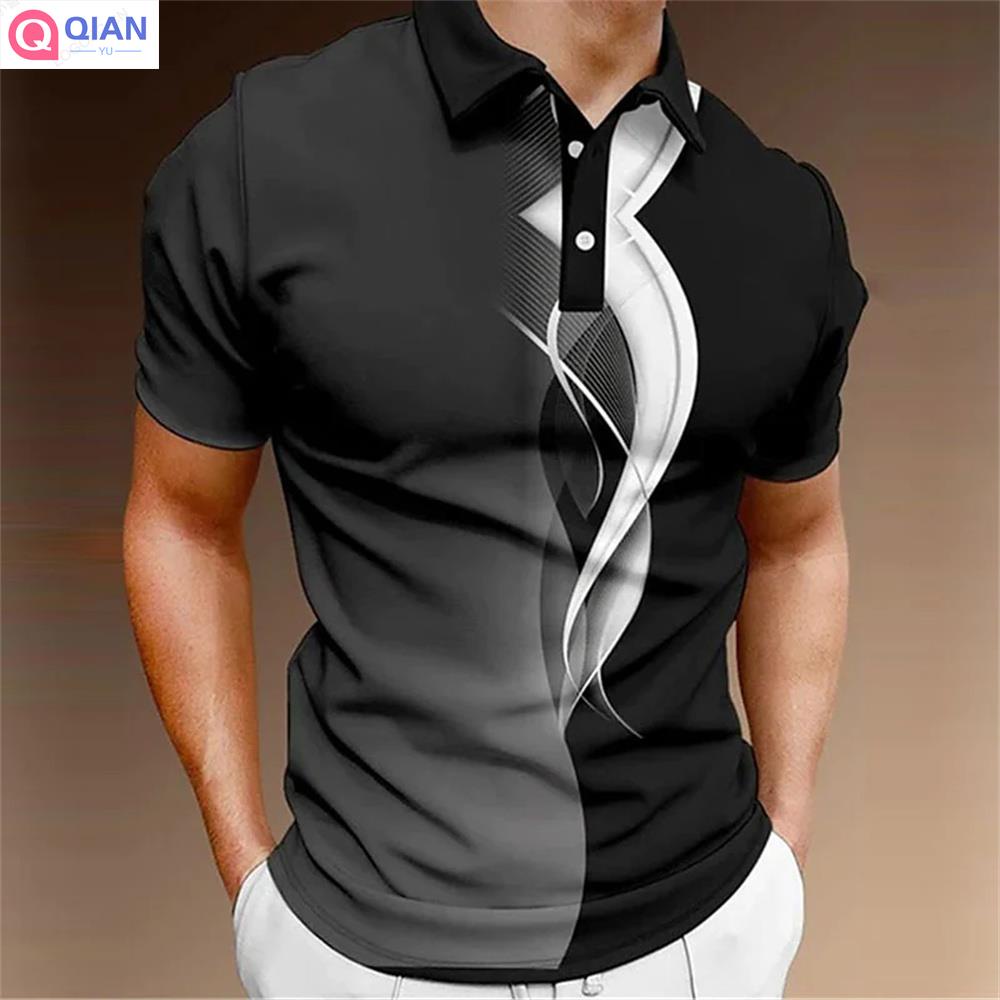 2023 Summer Men S Tops Short Sleeve Polo Shirts Casual Sports Golf