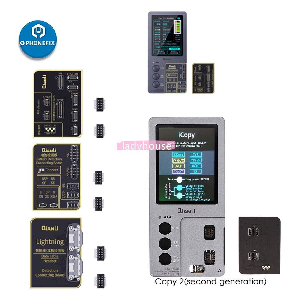 Original New Qianli ICopy Plus 2 2 LCD Ture Tone Virbrator EEPROM