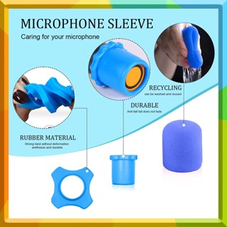 Microphone Protective Set 3 Pieces Suit Windscreen Covers Foam