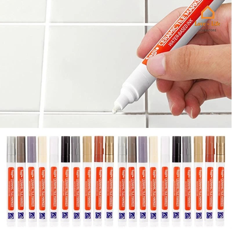 Tile Floor Repair Waterproof Marker Pen Bathroom Corners Material Gaps