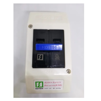 Koten A Circuit Breaker With Pvc Enclosure Pole Single Phase Ksb