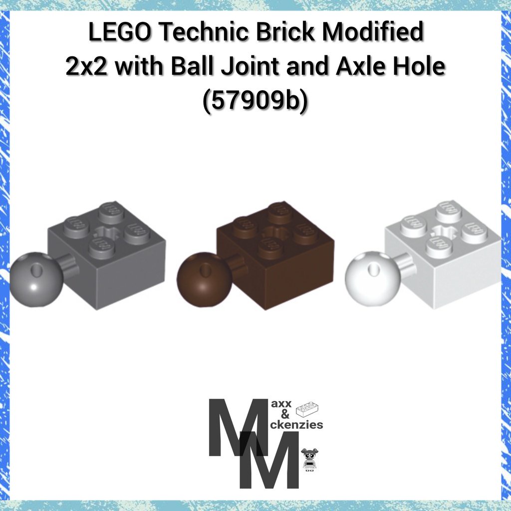 Technic Brick Modified 2x2 With Ball Joint And Axle Hole 57909b LEGO