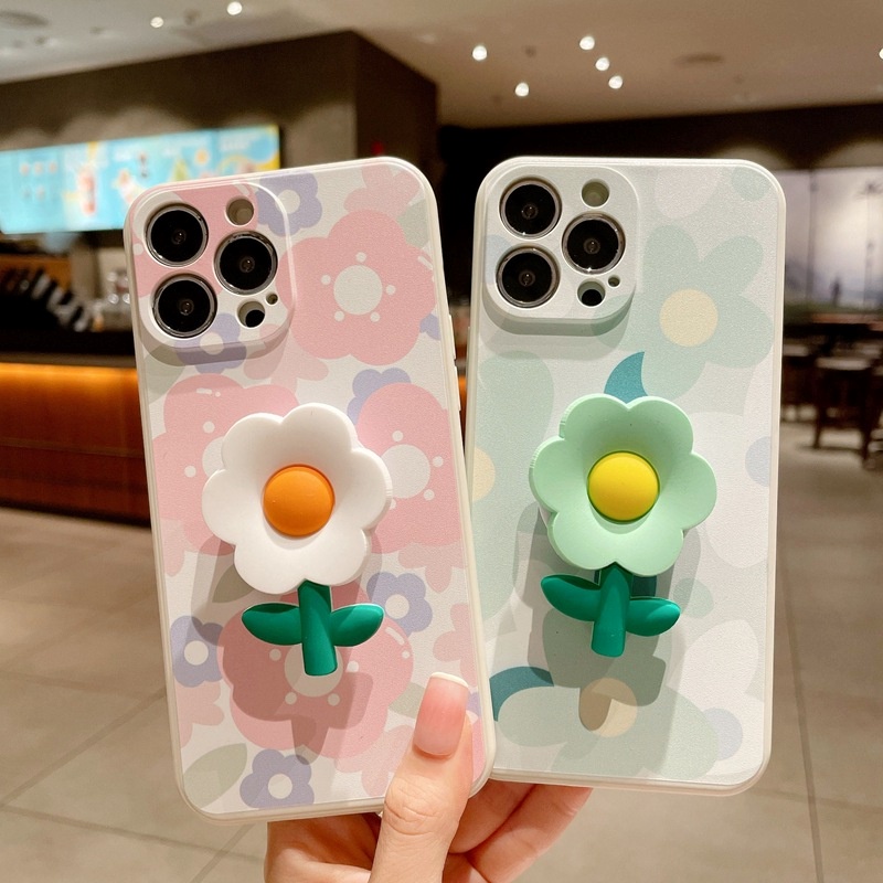 Flowers Bracket Phone Case For Infinix Hot 50 Pro 50i 40 30i 20S 20i