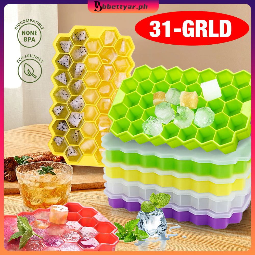 Grid Jelly Mold Honeycomb Shape Fruit Popsicle Maker Ice Cube Molder