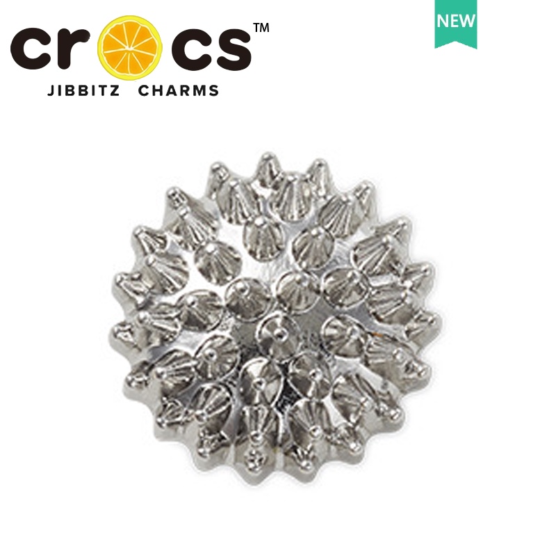 Jibbitz Crocs Charms Silver Metal Shoe Buckle Hole Accessories Handsome