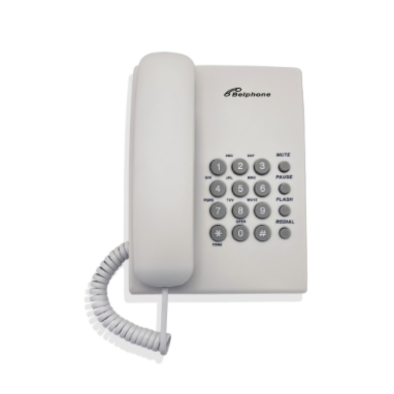 Panasonic KX TS500 Single Line Corded Integrated Telephone With 4 Step