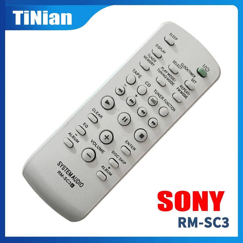 Remote Control RM SC3 For SONY MHC EC55 MHC EC77 MHC RG121 MHC RG170