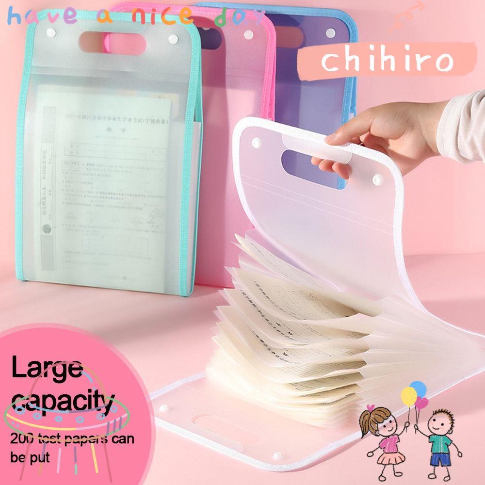 Chihiro A File Folder Portable Transparent Organize Bag Vertical