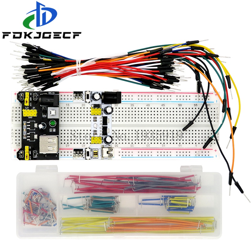 3 3V 5V MB102 Breadboard Power Module MB 102 830 Points Prototype Bread