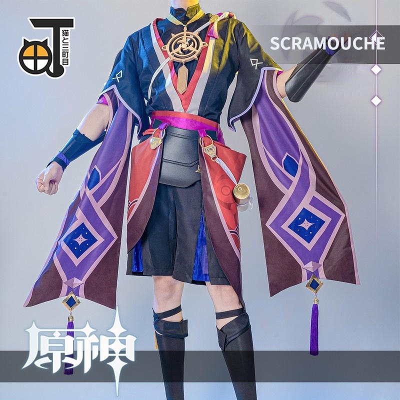 Catd3m Genshin Impact Cos Scaramouche Cosplay Anime Game Costume Female