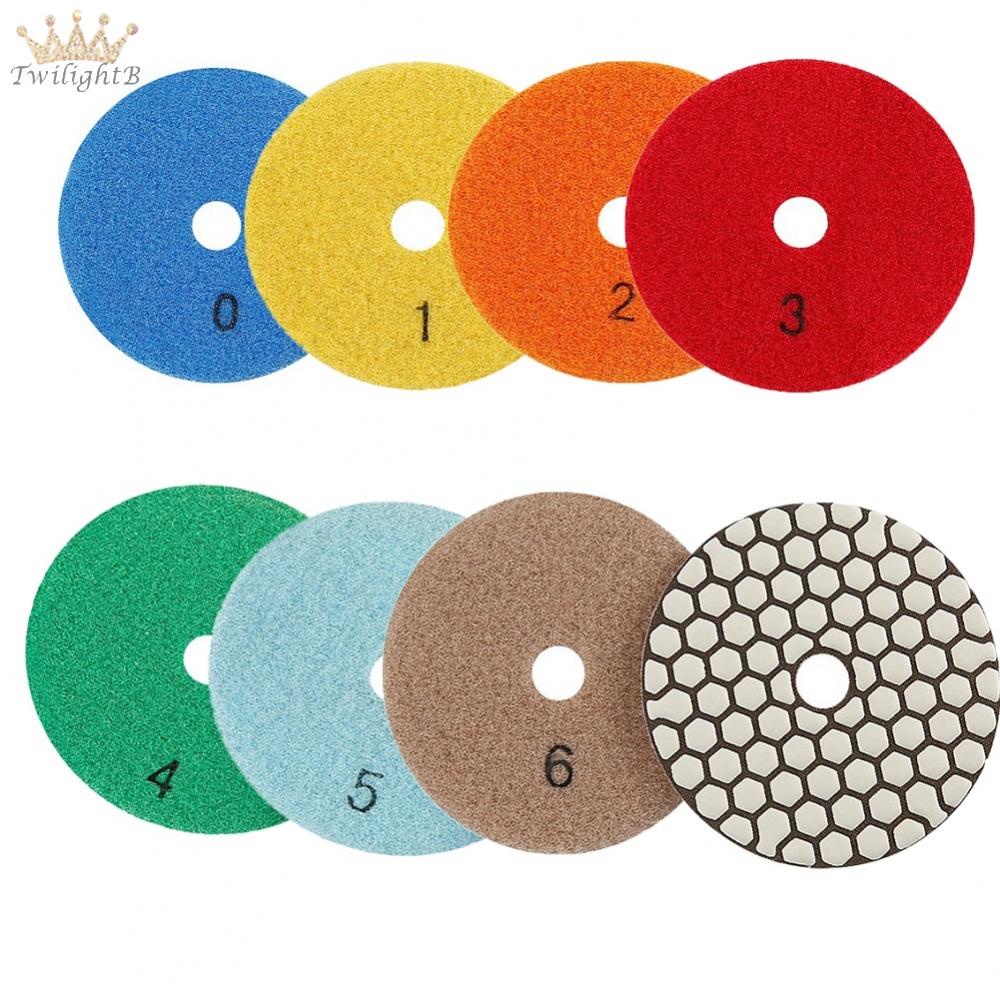 Pcs Inch Diamond Dry Polishing Pad Flexible Sanding Disc For Granite