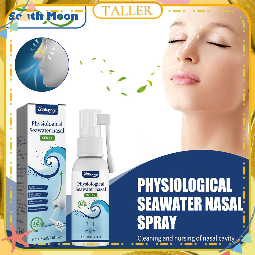 Ready Stcok South Moon Physiological Seawater Nasal Spray Soften Nasal