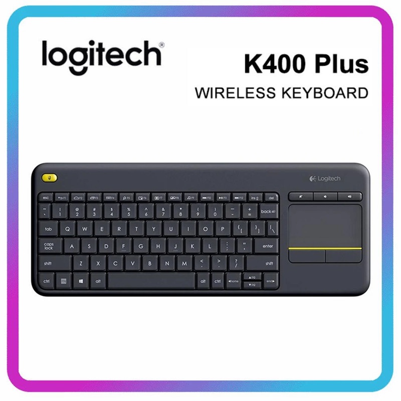 Logitech K400 Plus Wireless Touch Keyboard With Touchpad HTPC Keyboard