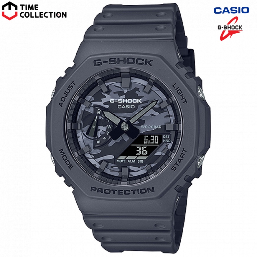 Casio G Shock Ga Ca A Digital Analog Rubber Strap Watch For Men