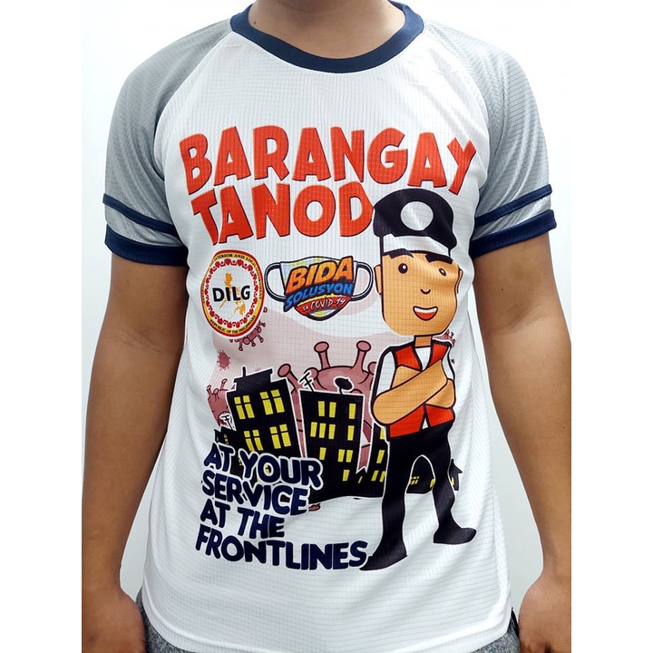 Barangay Tanod Jersey Sublimation Shirt Shopee Philippines