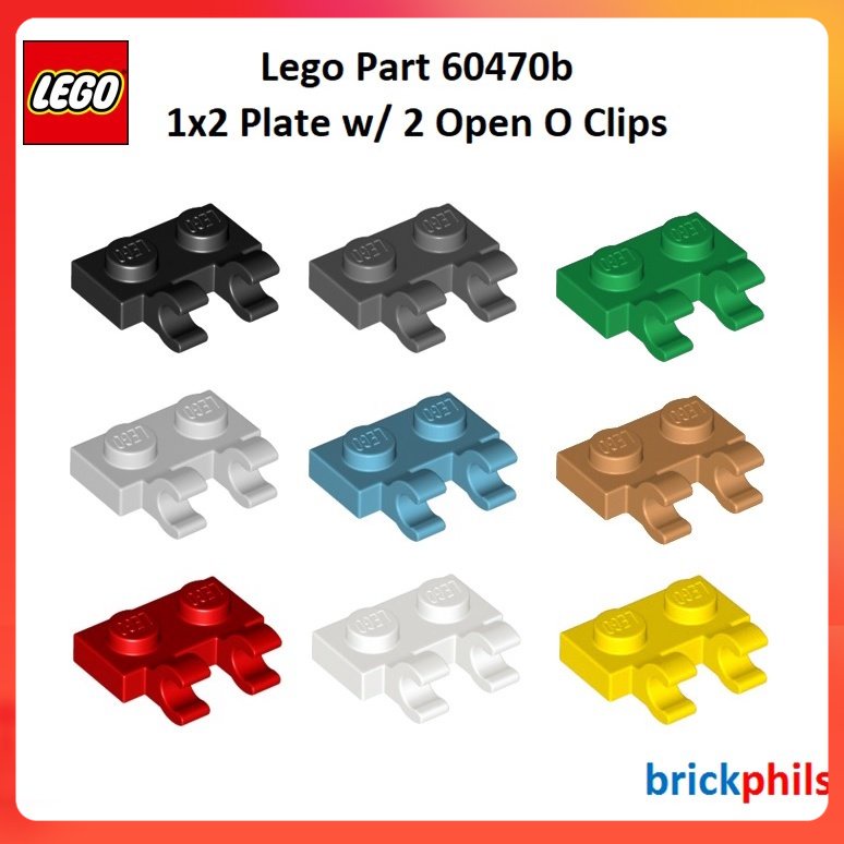 Lego Part B X Plate W Open O Clips Pcs Per Lot Shopee