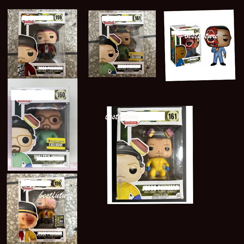 Funko Pop Breaking Bad Heisenberg Walter White Gus Fring Jesse Pinkman