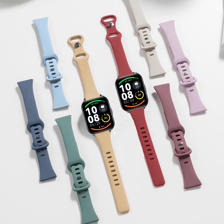 Soft Slim Silicone Replacement Bands For Haylou Smart Watch 2 Pro LS02