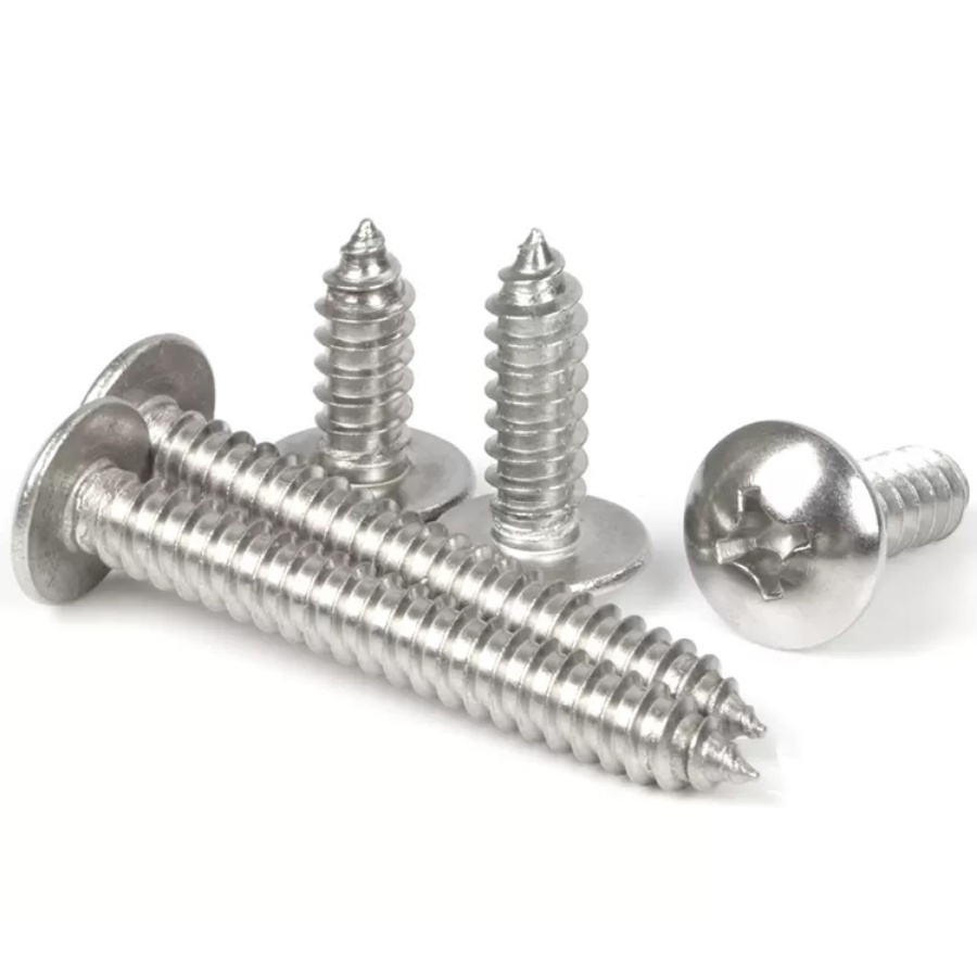 Stainless Steel Phillips Large Flat Head Self Tapping Screws