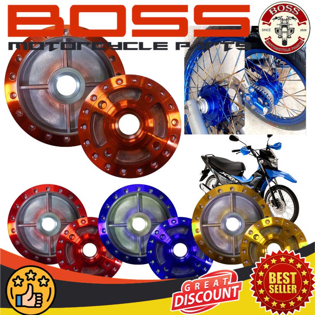 MOTORCYCLE Hub Set For XRM 125 Set Front And Rear Colored CHB 004