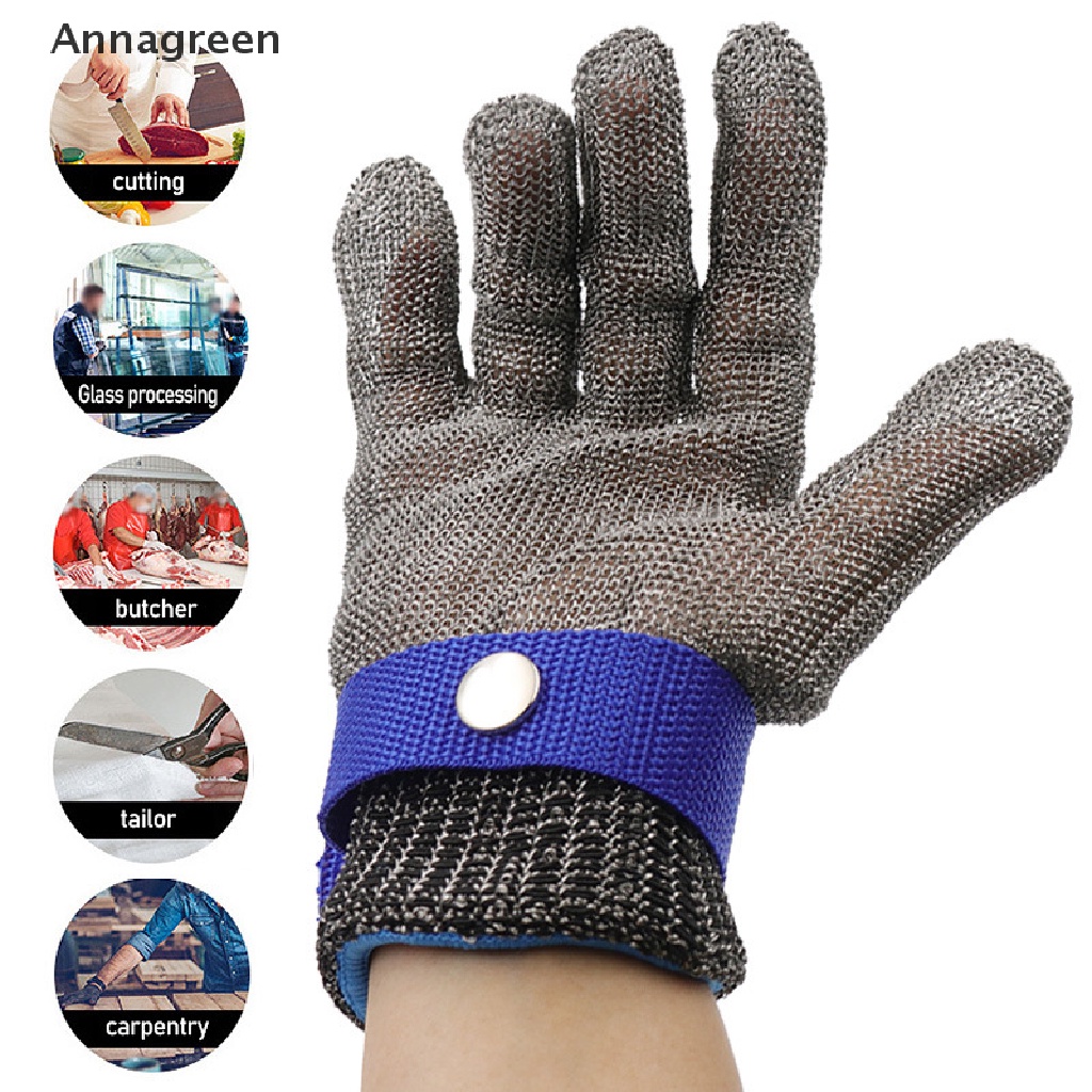 Annag Cut Resistant Stainless Steel Gloves Working Safety Gloves Metal