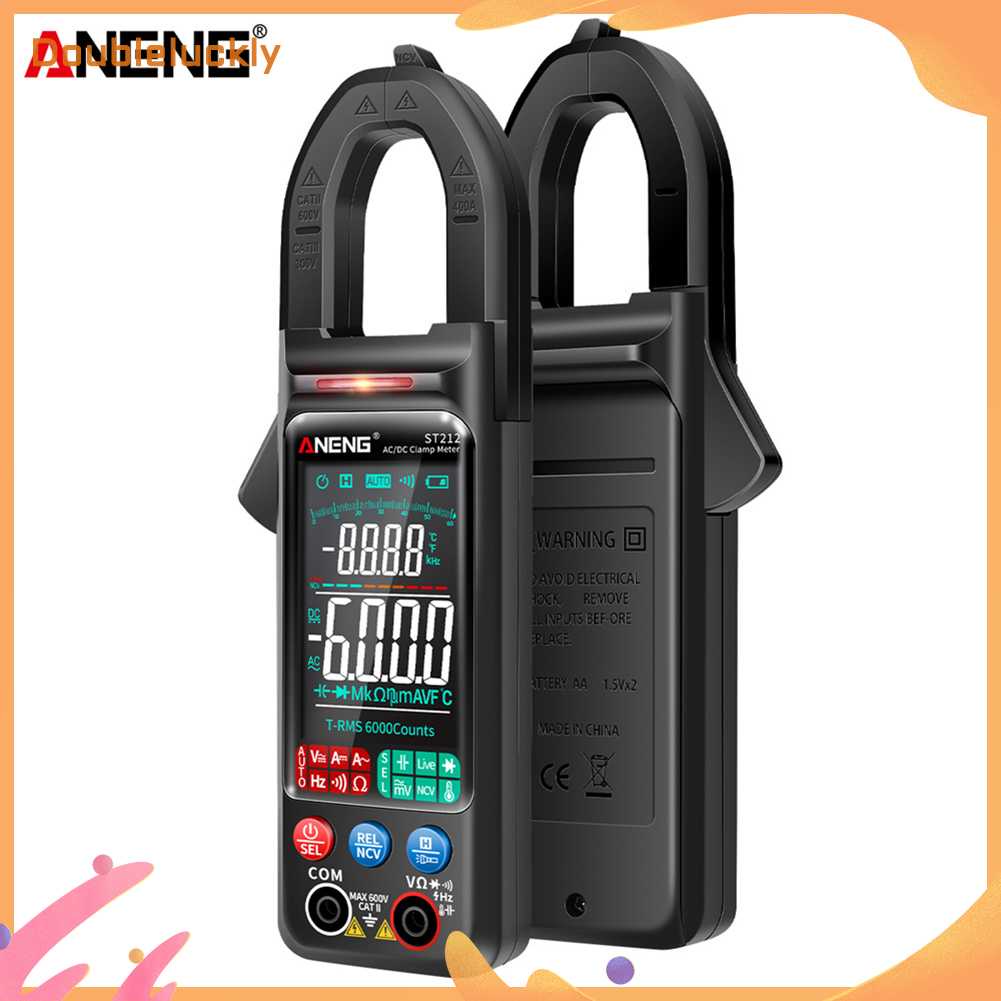 Aneng St Counts Clamp Meter Dc Ac Current Tester Multimeter