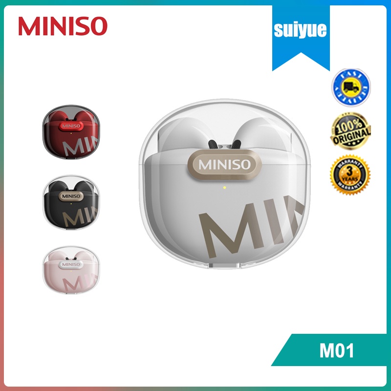 Miniso M Bluetooth Headphone Hifi Sound Effect Intelligent Noise