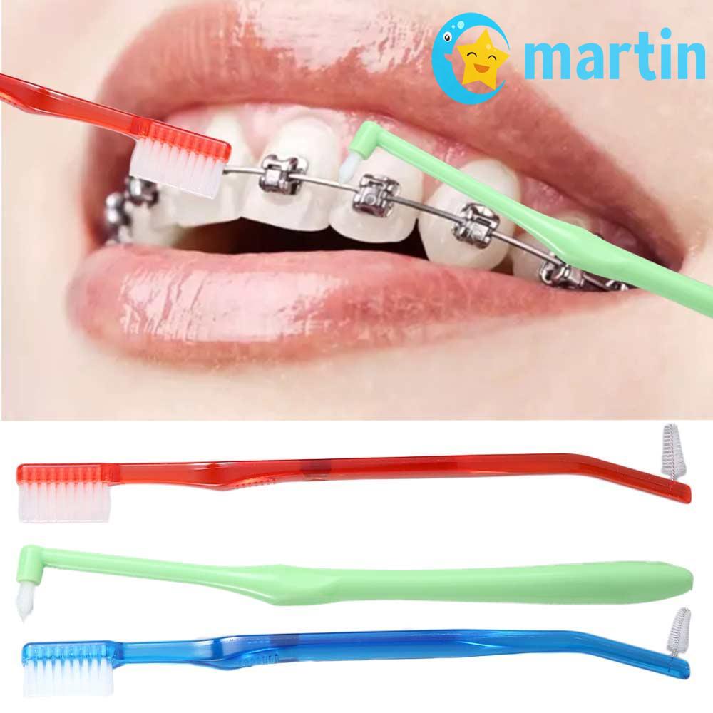 MARTIN Orthodontic Toothbrushes Double Ended Teeth Ortho Braces Teeth