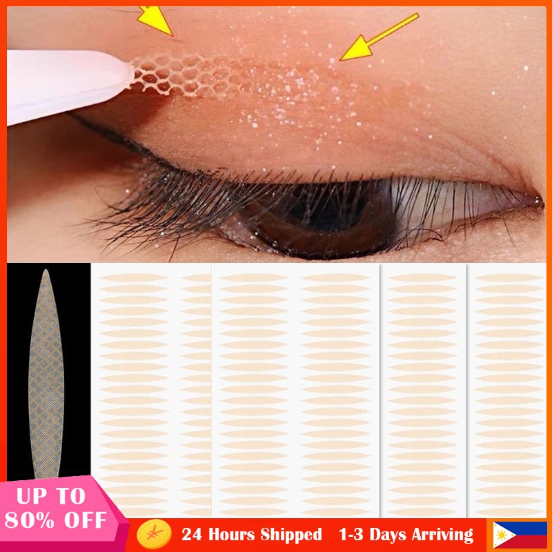 Invisible Eyelid Stickers Lace Mesh Big Eyes Lift Strips Self Adhesive