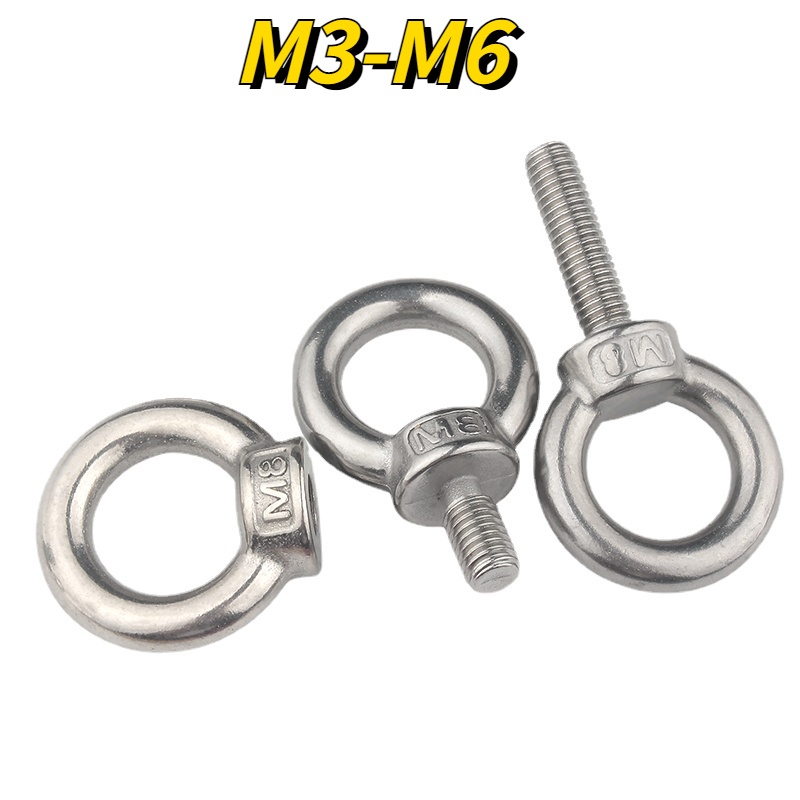 Xny Stainless Steel Ring Screw M M M M Ring With Ring Lifting