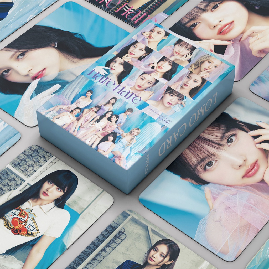 55pcs Box TWICE Japan Single Album HARE HARE Photocards Lomo Cards Kpop