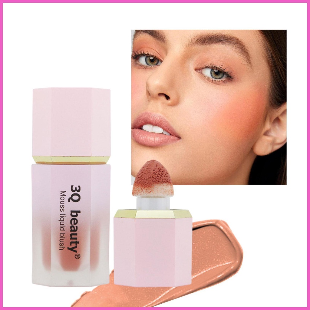 Mousse Liquid Blush Moisture Blush Stick Matte Cheek Tint Cream For