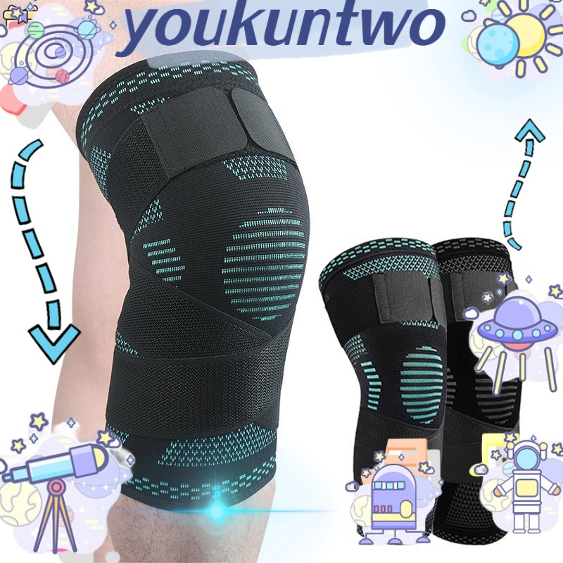 Pcs Sports Knee Pad Men Pressurized Elastic Knee Pads Support Fitness