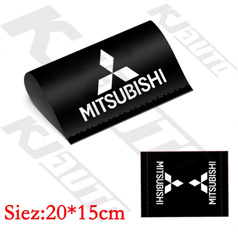 New Mitsubishi Car Sticker Wash Label Style Trunk Door Decals Pvc Auto