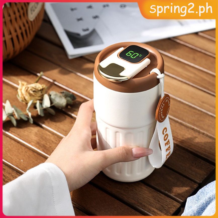 Ready Stock 450ml Temperature Display Tumbler Coffee Mug Smart